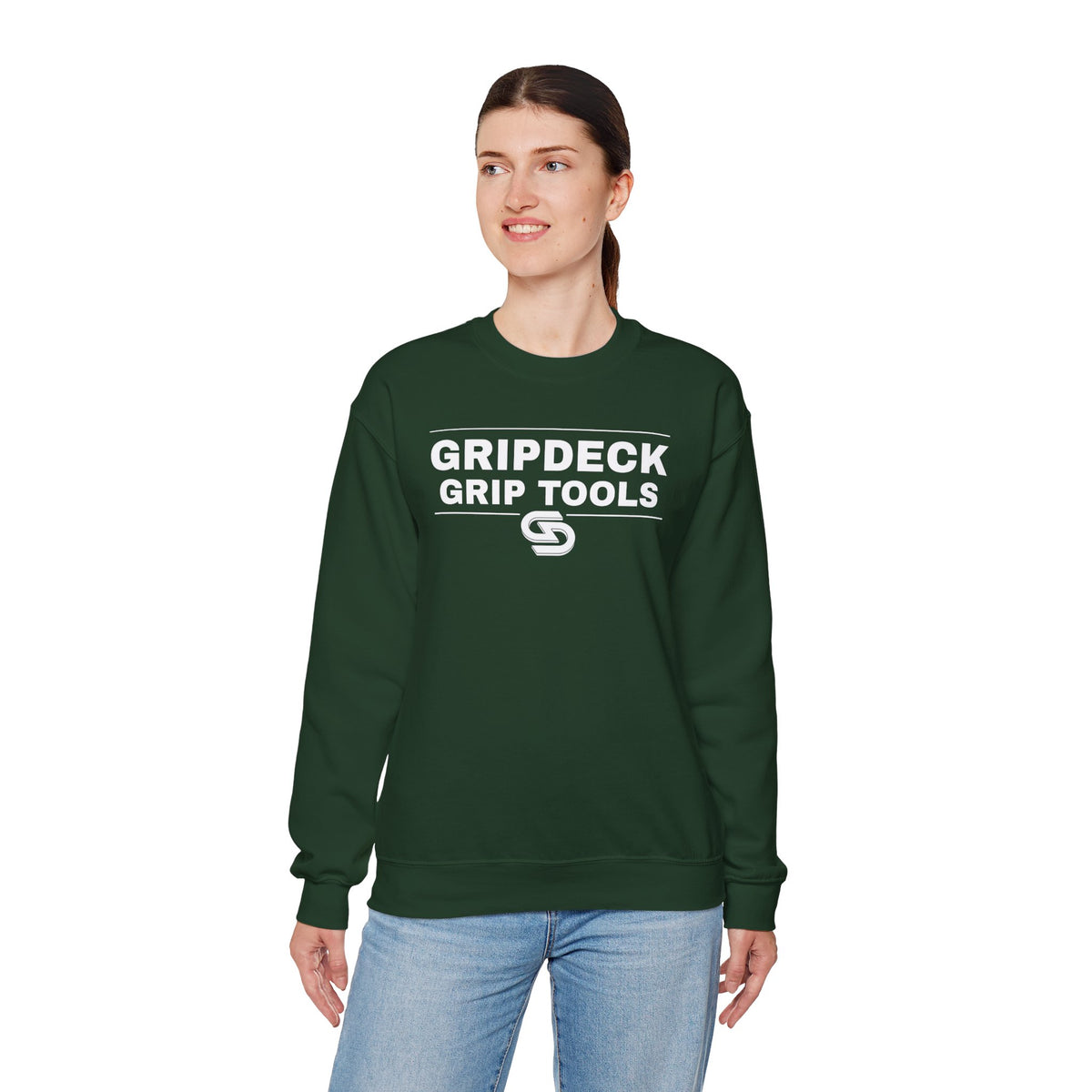 GripDeck Grip Tools Logo  Crewneck Sweatshirt