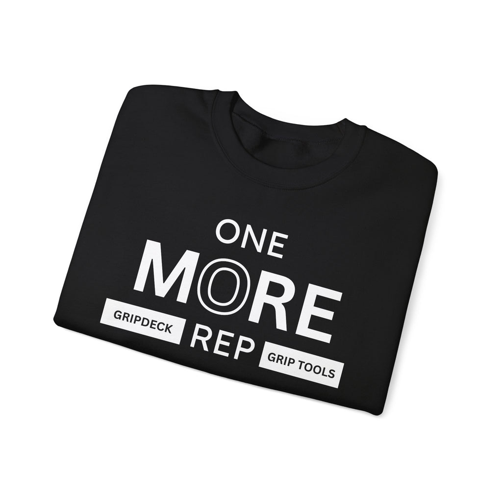 White One More Rep GripDeck Crewneck Sweatshirt