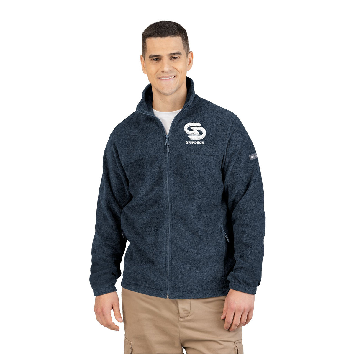 Embroidered Unisex Columbia Fleece Jacket