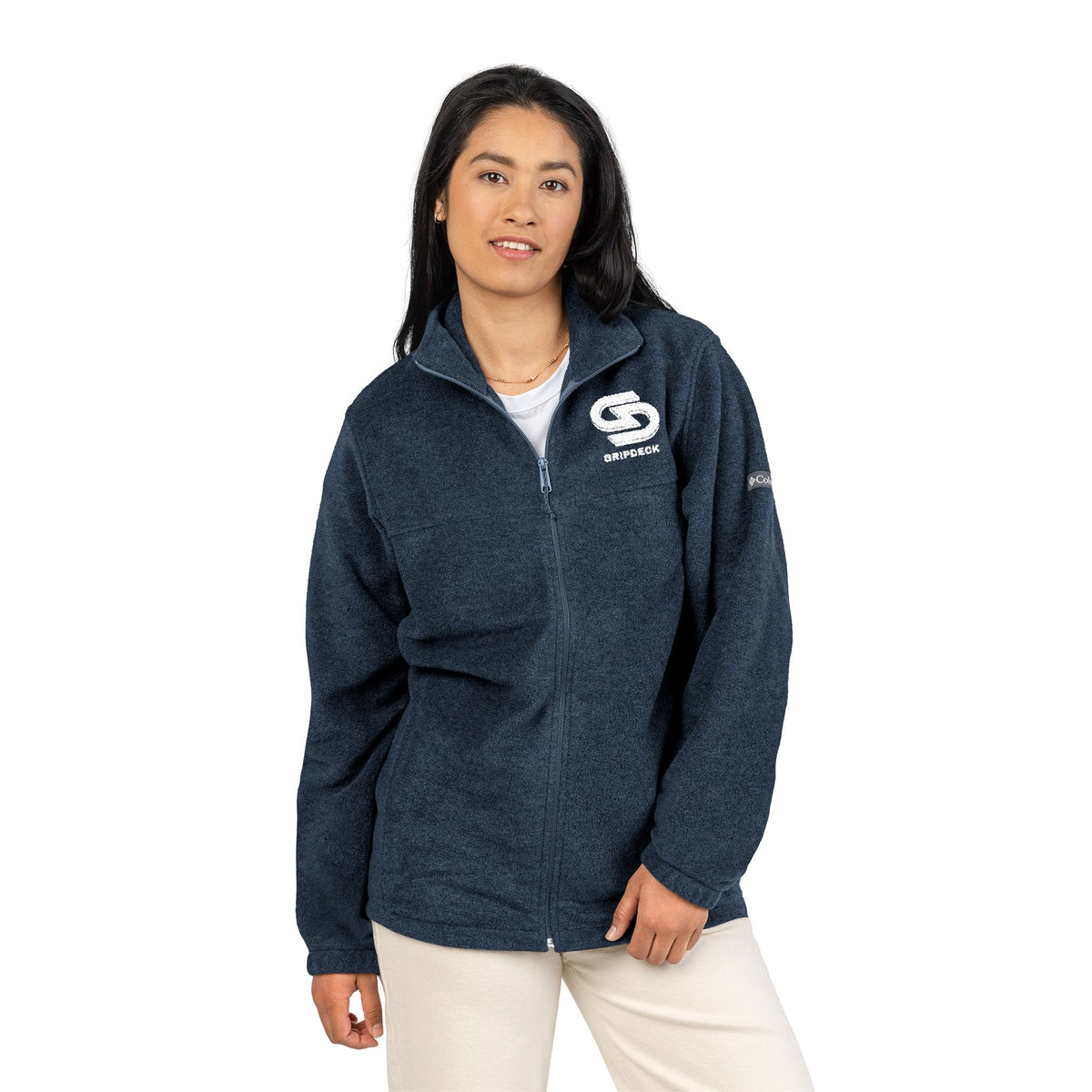 Embroidered Unisex Columbia Fleece Jacket