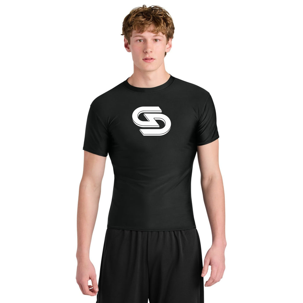 Mens Gripdeck Grip Tools Compression Short Sleeve Tee