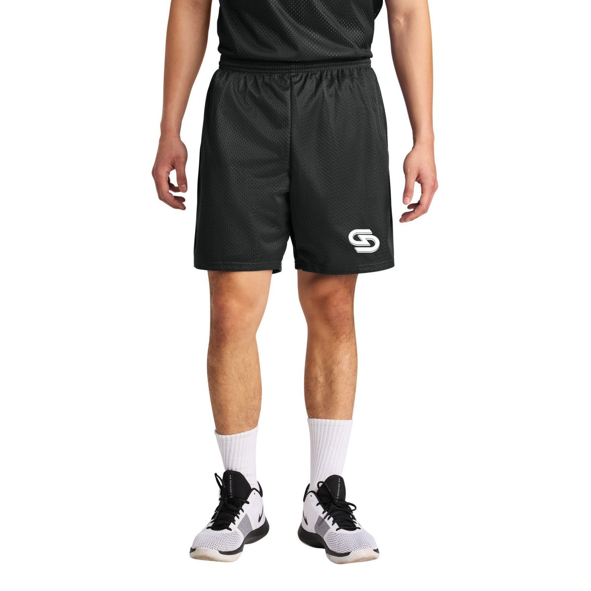 Mens Sprint 7 Mesh Shorts with GripDeck Grip Tools Logo