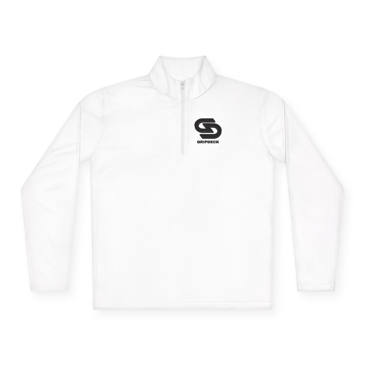 Unisex Minimalist Gripdeck Logo Quarter-Zip Pullover