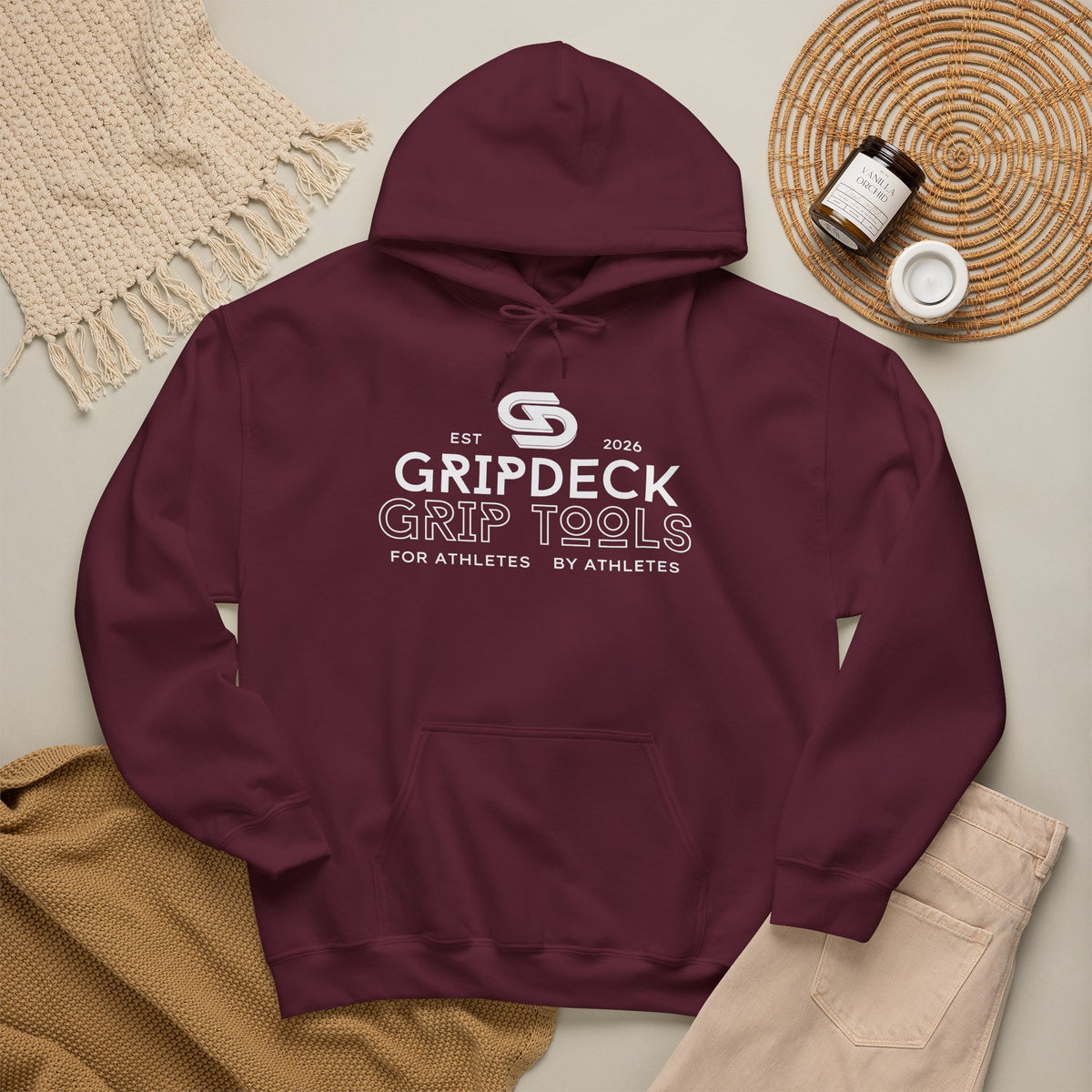 GripDeck Grip Tools Athletes Hoodie