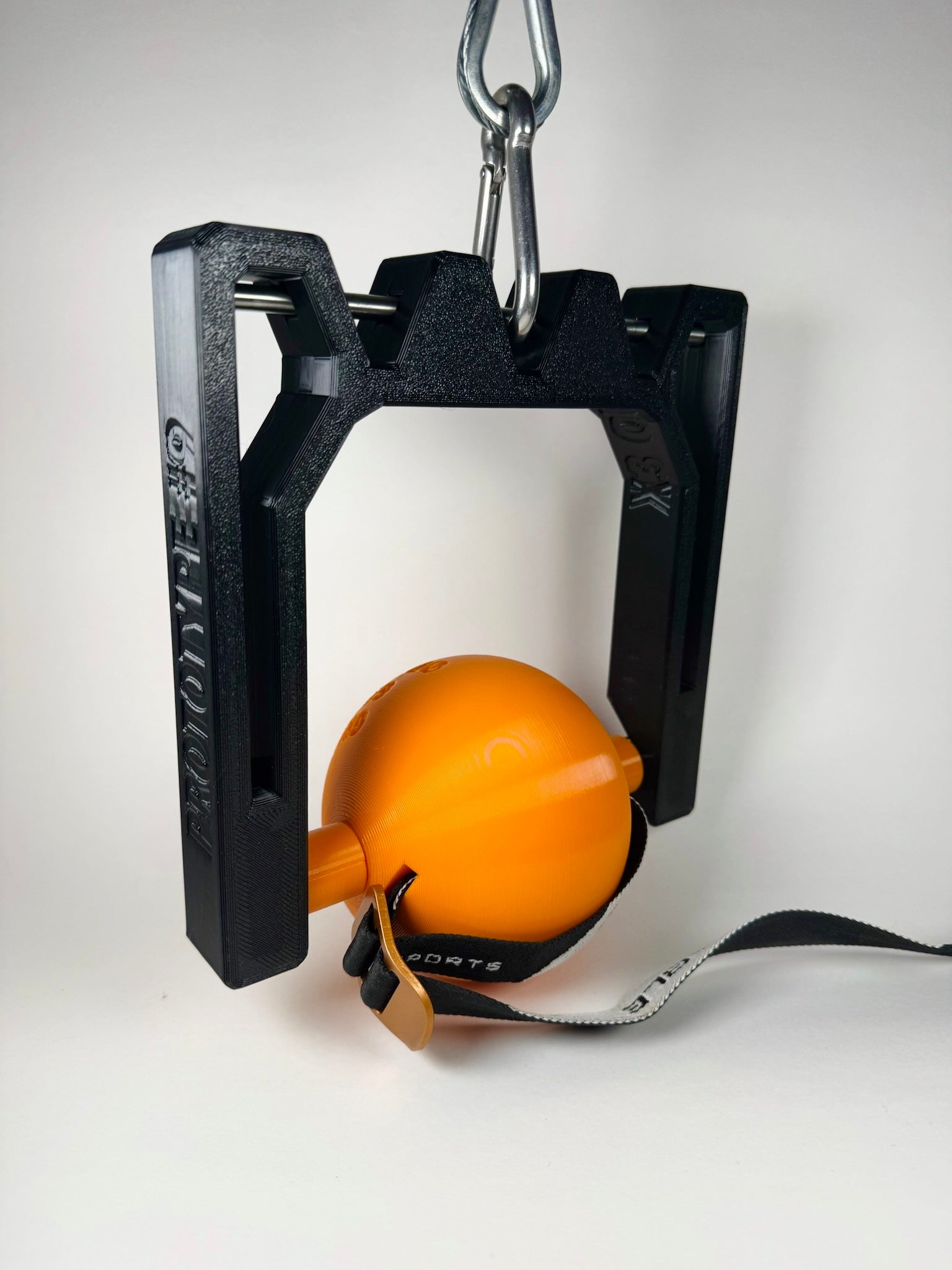 Orange Arm wrestling training equipment