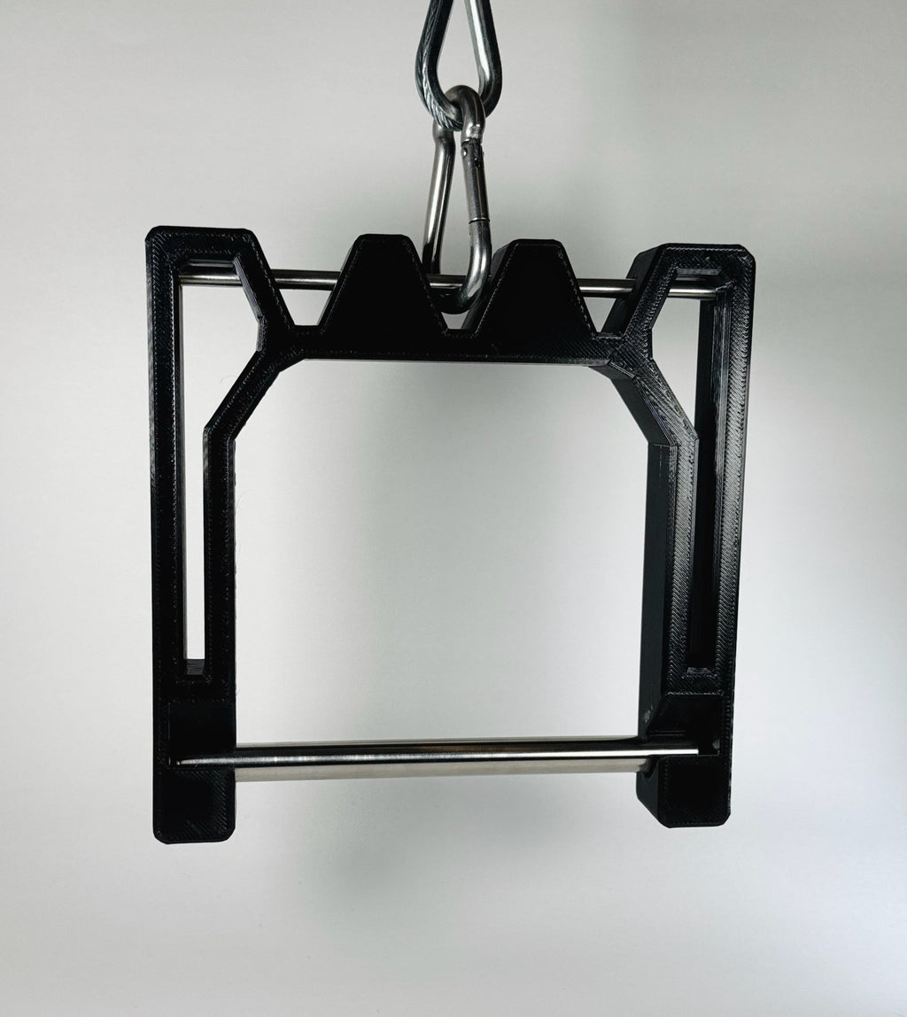 Workout d-ring setup for handles and the gym