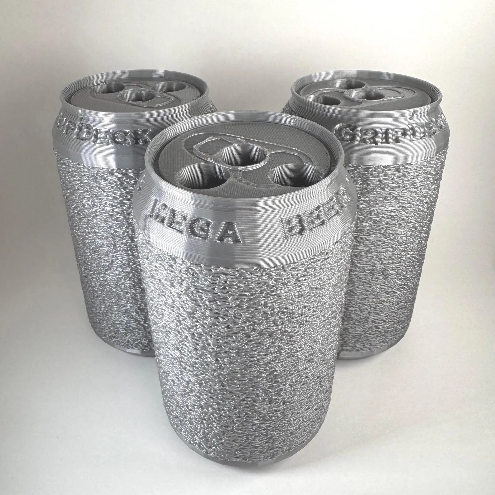 Grey beer can Arm wrestling workout equipment for training