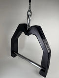 Gym d-ring set up in black