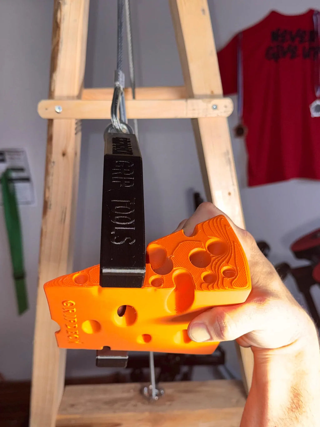 Orange cheese Forearm Workout Equipment